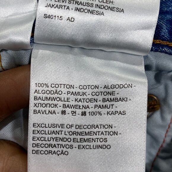 Levi's 501 Cropped Skinny Jeans Spectator Sport - Picture 8 of 15